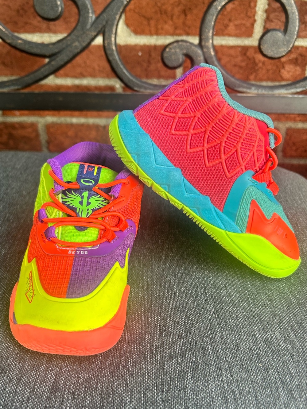 PUMA LaMelo MB.01 Be You Toddler Basketball Shoes Kids Size 9c, Colorful Sneaker